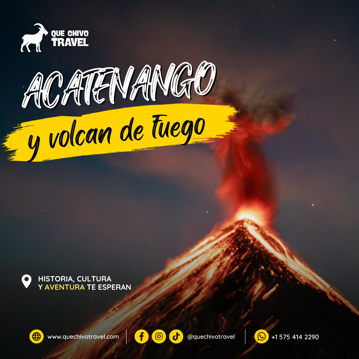 🌋 EXPEDICIÓN INTERNACIONAL: ACATENANGO Y VOLCÁN DE FUEGO | GUATEMALA