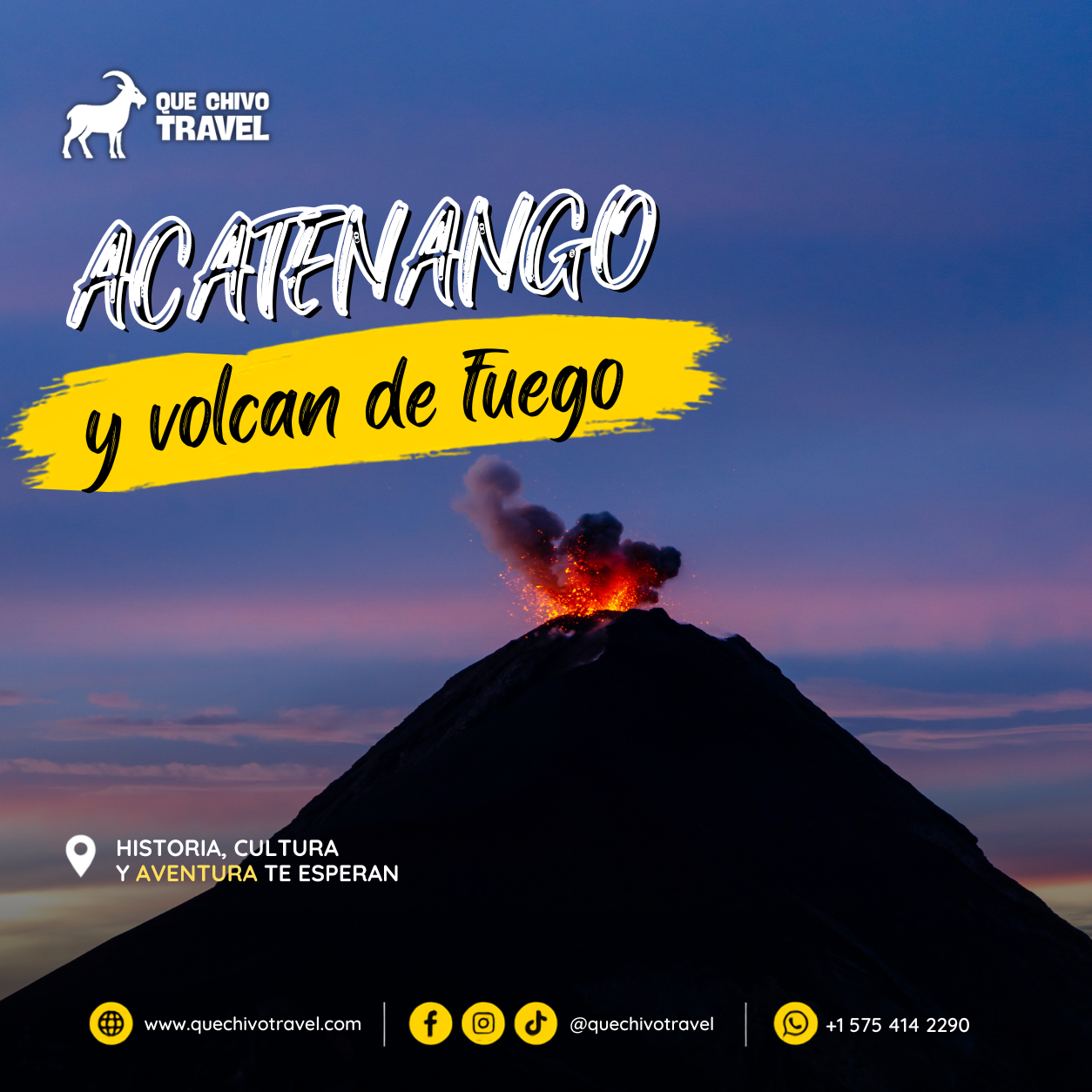 🌋 EXPEDICIÓN INTERNACIONAL: ACATENANGO Y VOLCÁN DE FUEGO | GUATEMALA